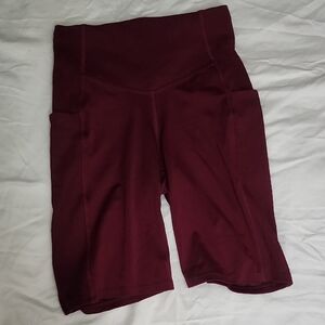 The North Face Women's Maroon Bike Shorts